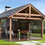 Altán s grilem: projekty, jak to udělat sami